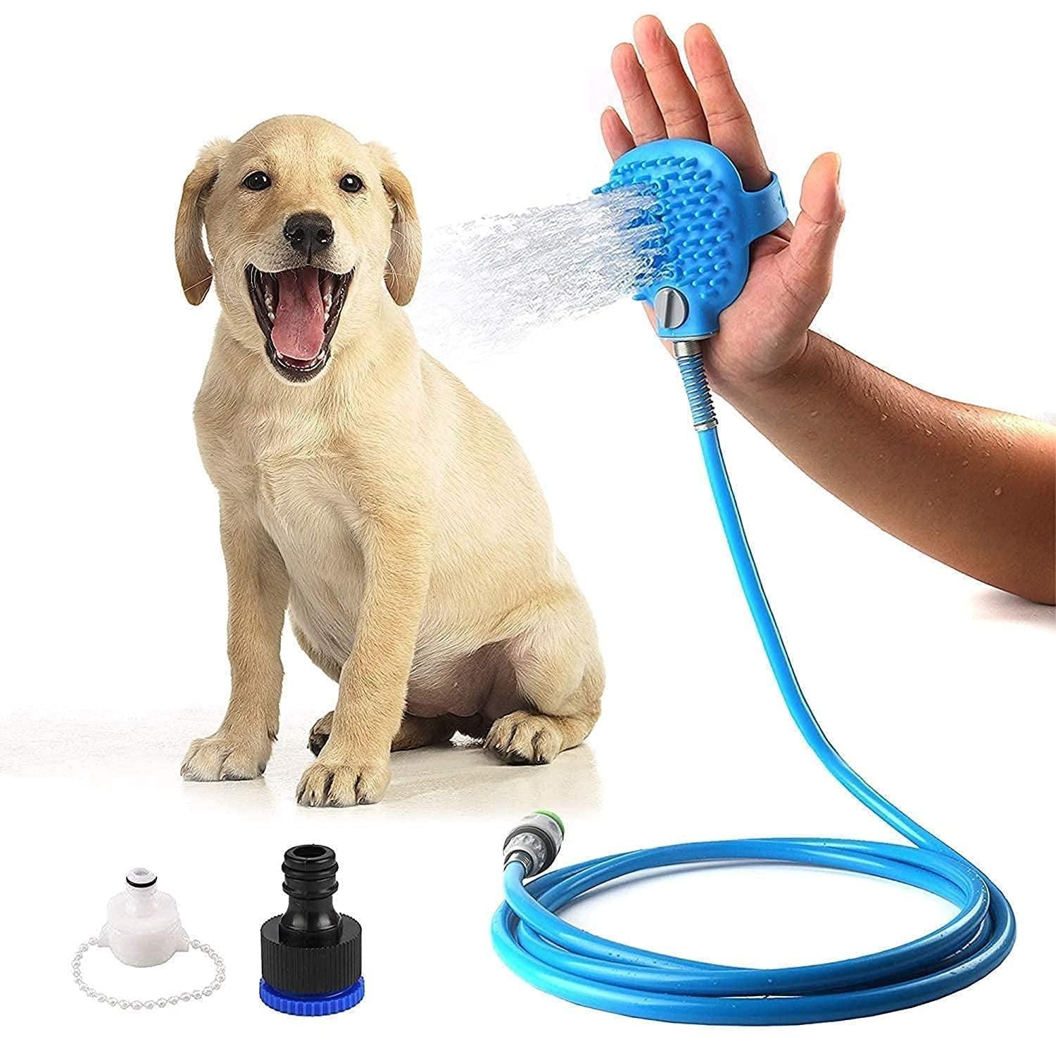 Pet Bathing Tool - Cleaning Washing Massager Scrubber Brush for Dog